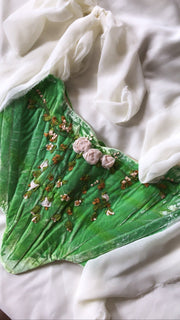 Custom embroidery corset